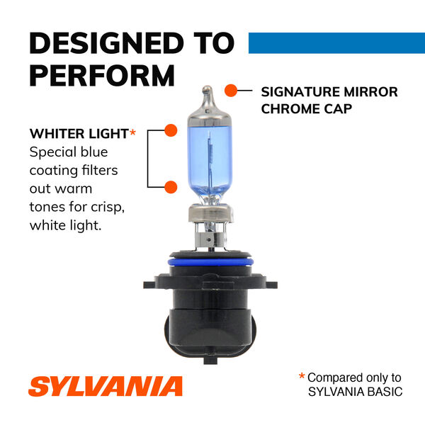 SYLVANIA 9006 SilverStar zXe Halogen Headlight Bulb, 2 Pack, , hi-res